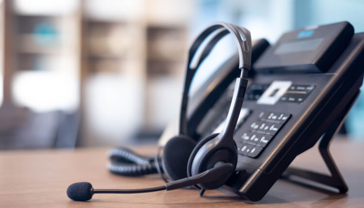 Decorative image of telephone set